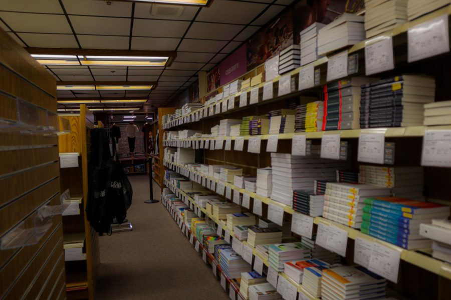Inside the CUC Bookstore.