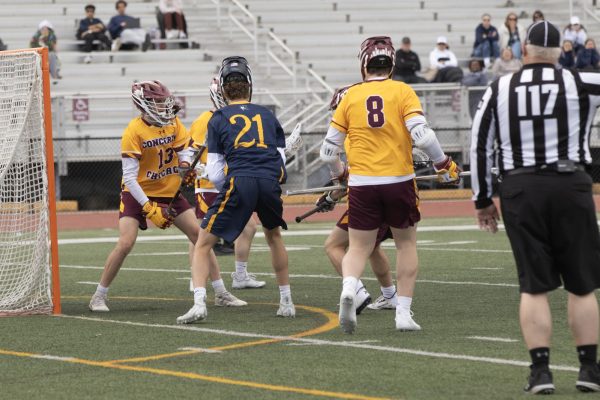 Concordia University Chicago men's lacrosse lost 5-22 to Beloit College in their final game ever on April 23.