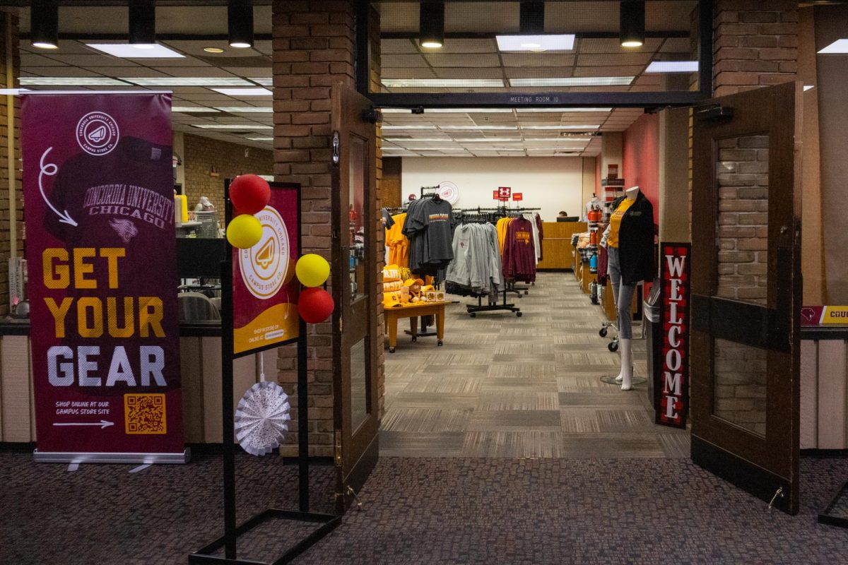 Concordia University Chicago's bookstore relocates to KCC Room 10 while Slingshot Remodeling is in progress