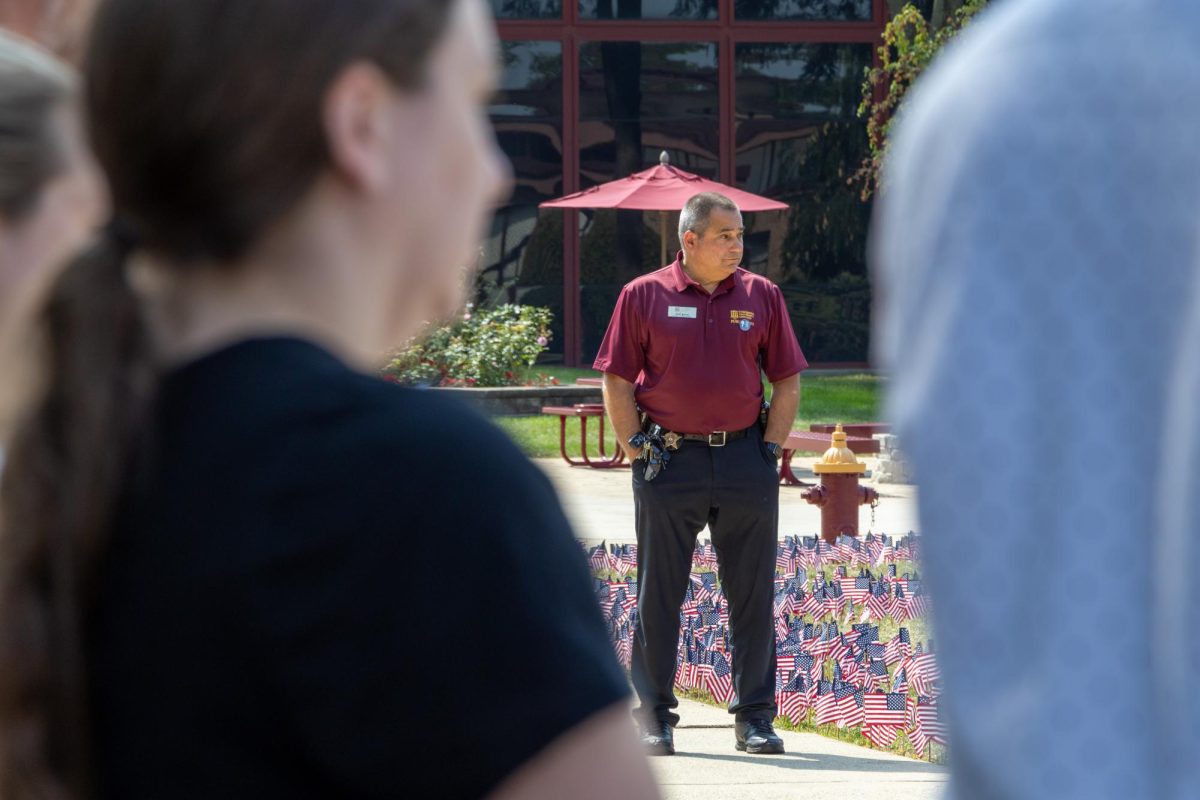 Director of Public Safety, David Witkin, Attends 9/11 memorial service at the Triangle at Concordia University Chicago