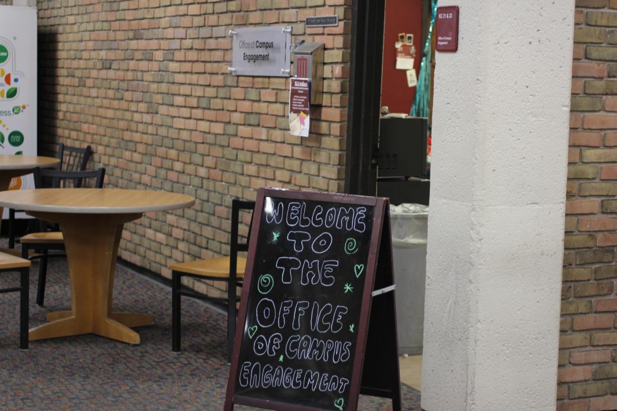 The Office of Campus Engagement, located in KCC 10.