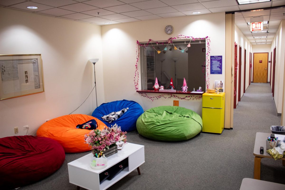 Study room used by nursing students with professors' offices just down the hall.